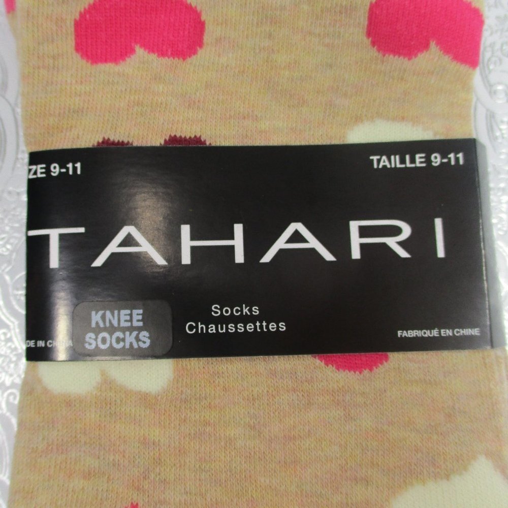 TAHARI Knee Socks 2 Pairs NWT Size 9-11 - Picture 10 of 13